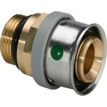 Conector bronz - 4737 - Tevi PEX-AL-PEX si fitinguri imbinare prin presare VIEGA PEXFIT PRO - Technova