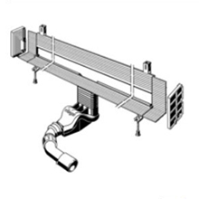 Advantix Vario - scurgere de perete cu lungime reglabila 300-1200mm - 736736 - Viega - Sifoane si rigole