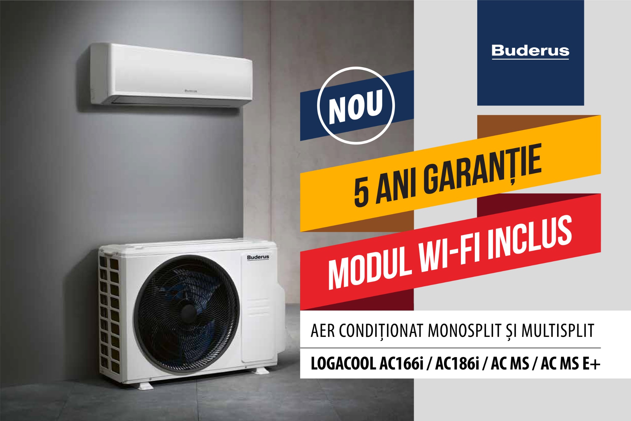aer conditionat monosplit si multisplit buderus logacool